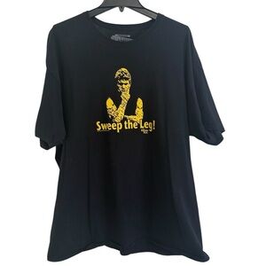 Vintage Karate Kid Sweep the Leg Black XXL Graphic T Shirt